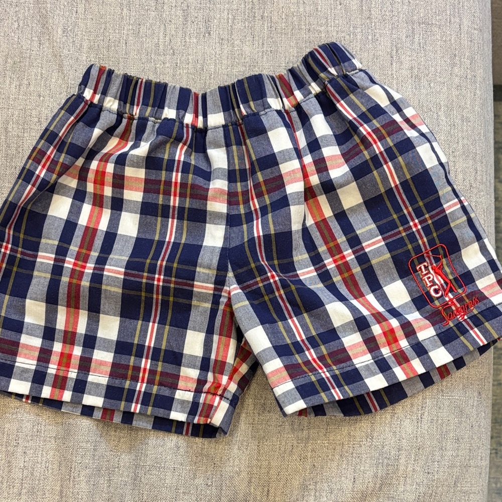 The Beaufort Bonnet Company Plaid Shorts - Navy, Red, White